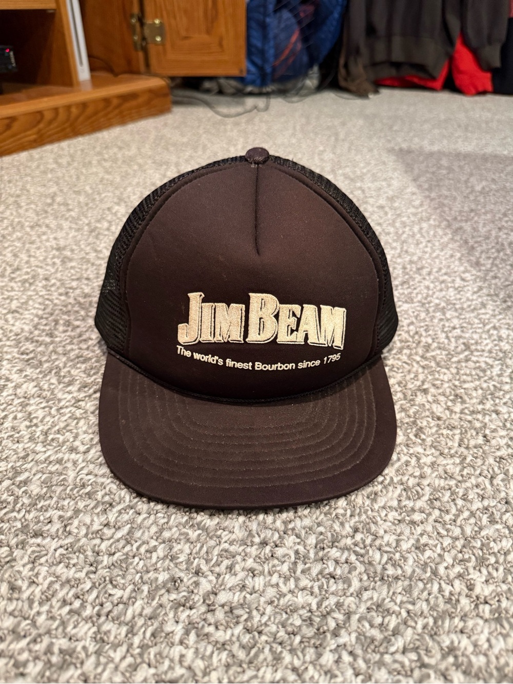 Vintage Jim Beam Snapback Trucker Hat